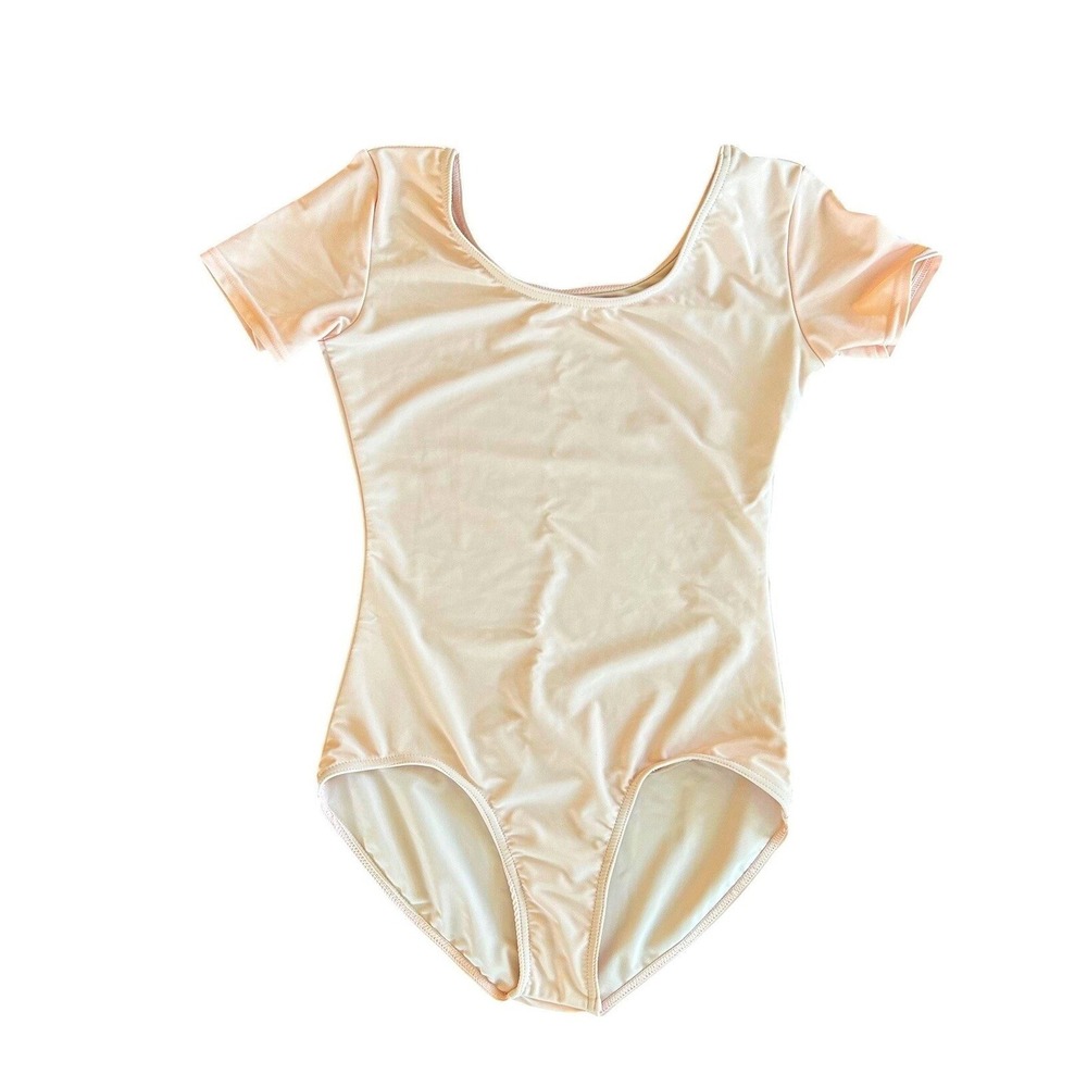Theatricals Ballet‎ Pink Lined Leotard Short Sleeve Kids Child M